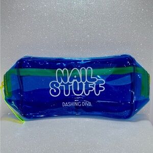 Dashing Diva Blue Nail Stuff Bag